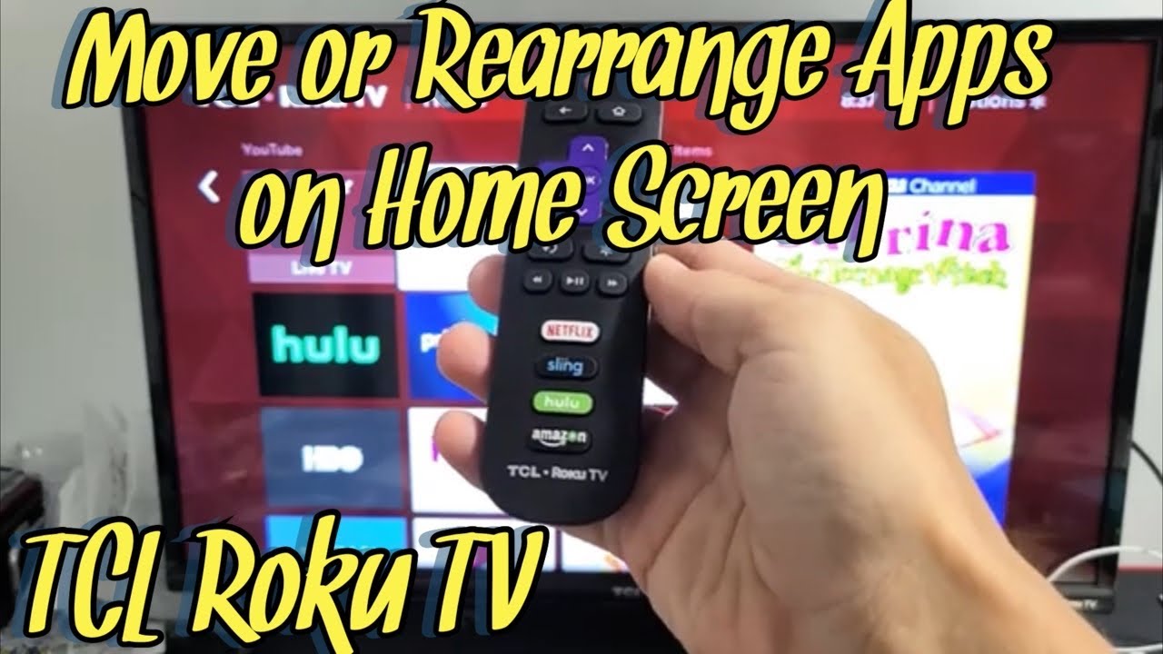 TCL Roku TV: как перемещать/переупорядочивать приложения на главном экране