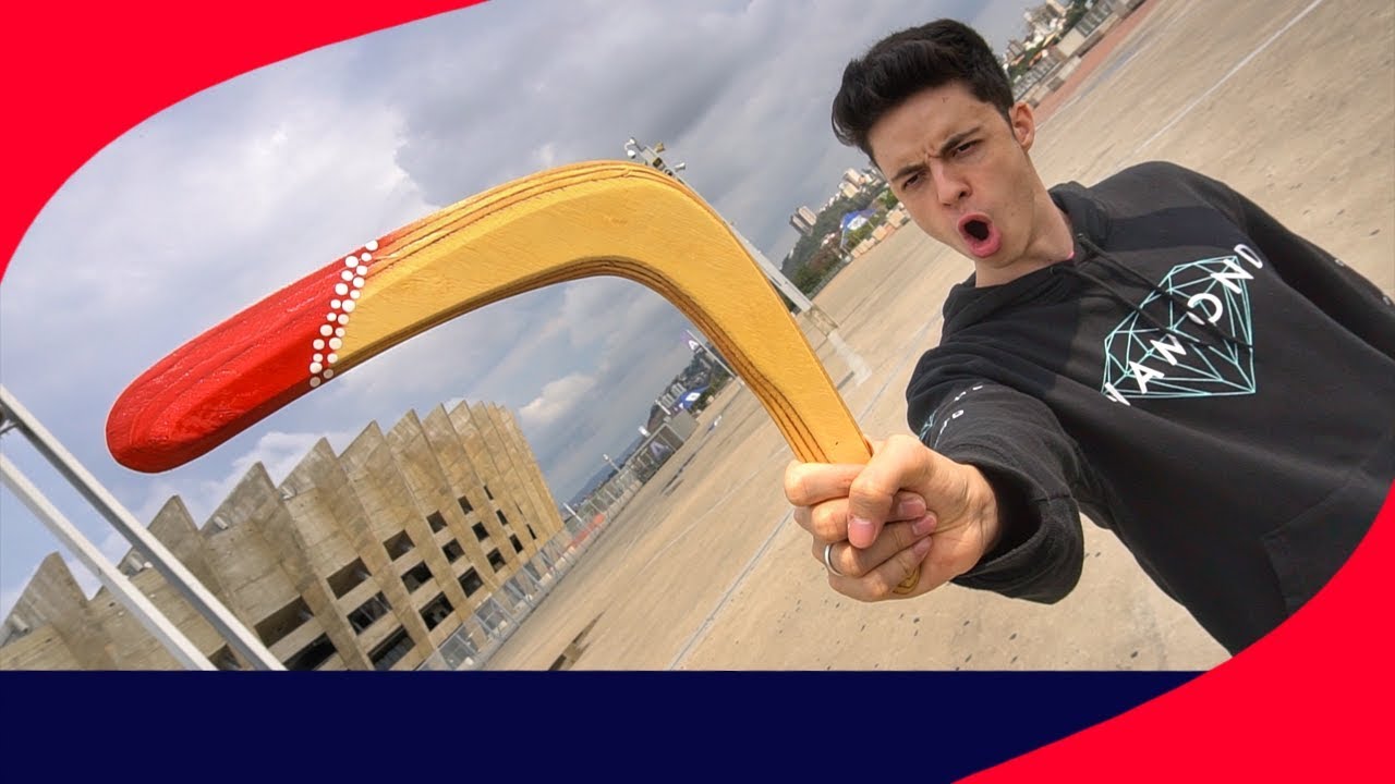 COMO JOGAR UM BOOMERANG!! (ELE VOLTA?)
