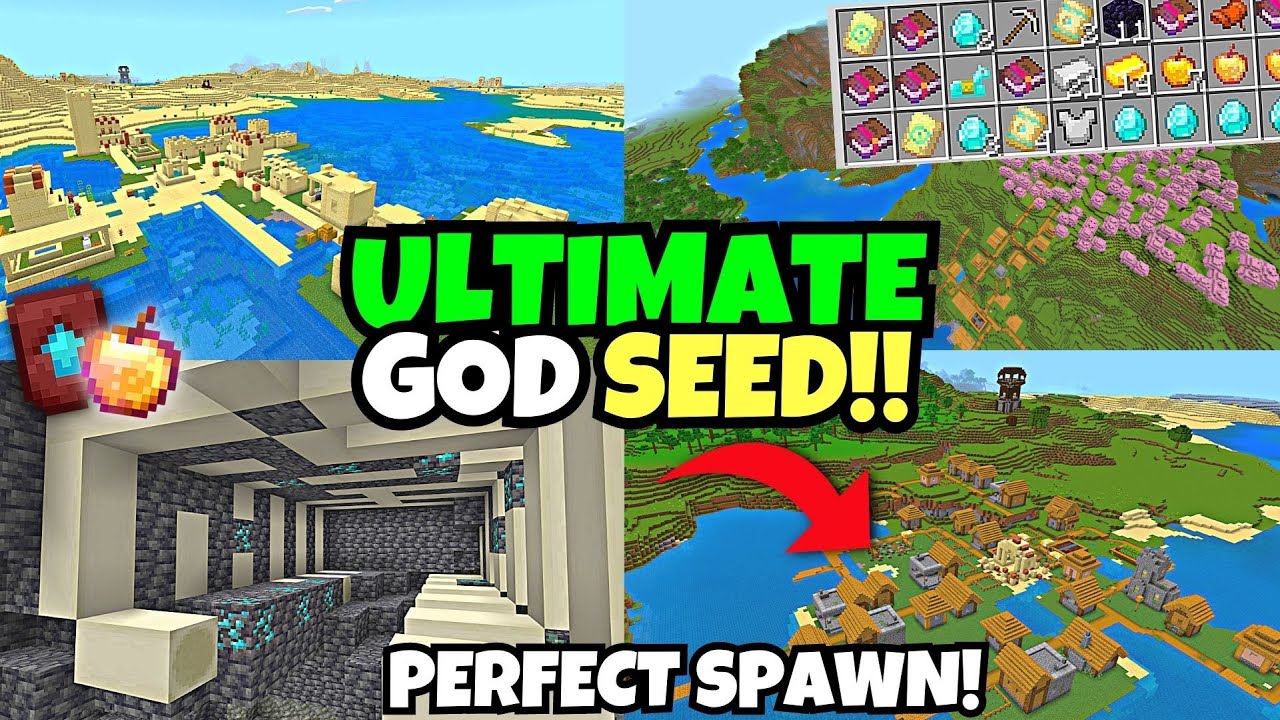 🤯[GOD SEED] in Minecraft 1.21 Bedrock  [Minecraft seeds 1.21]