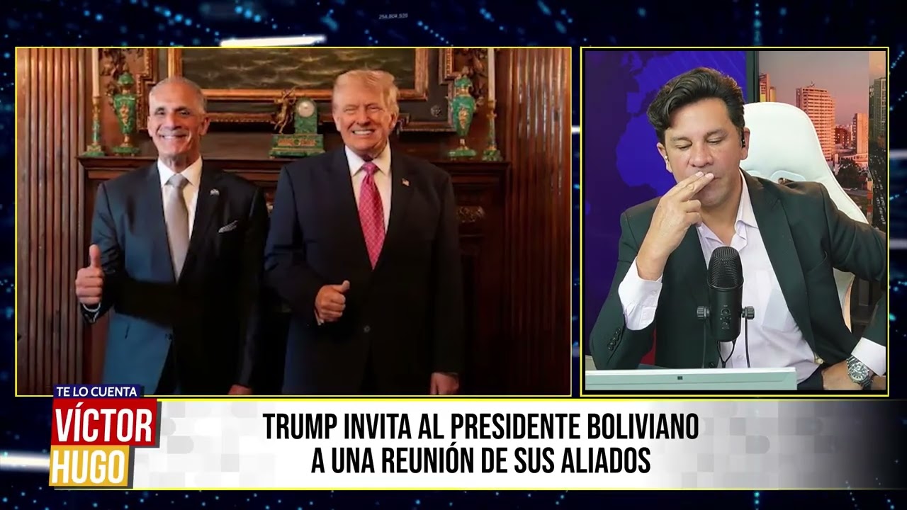TRUMP CONVOCA A RODRIGO PAZ A LA CUMBRE DE ALIADOS PARA FRENAR A CHINA