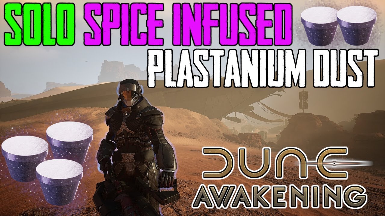 Пластановая пыль со специями в игре SOLO Farm в Dune Awakening! Гайд по пластаниевой пыли со спец...