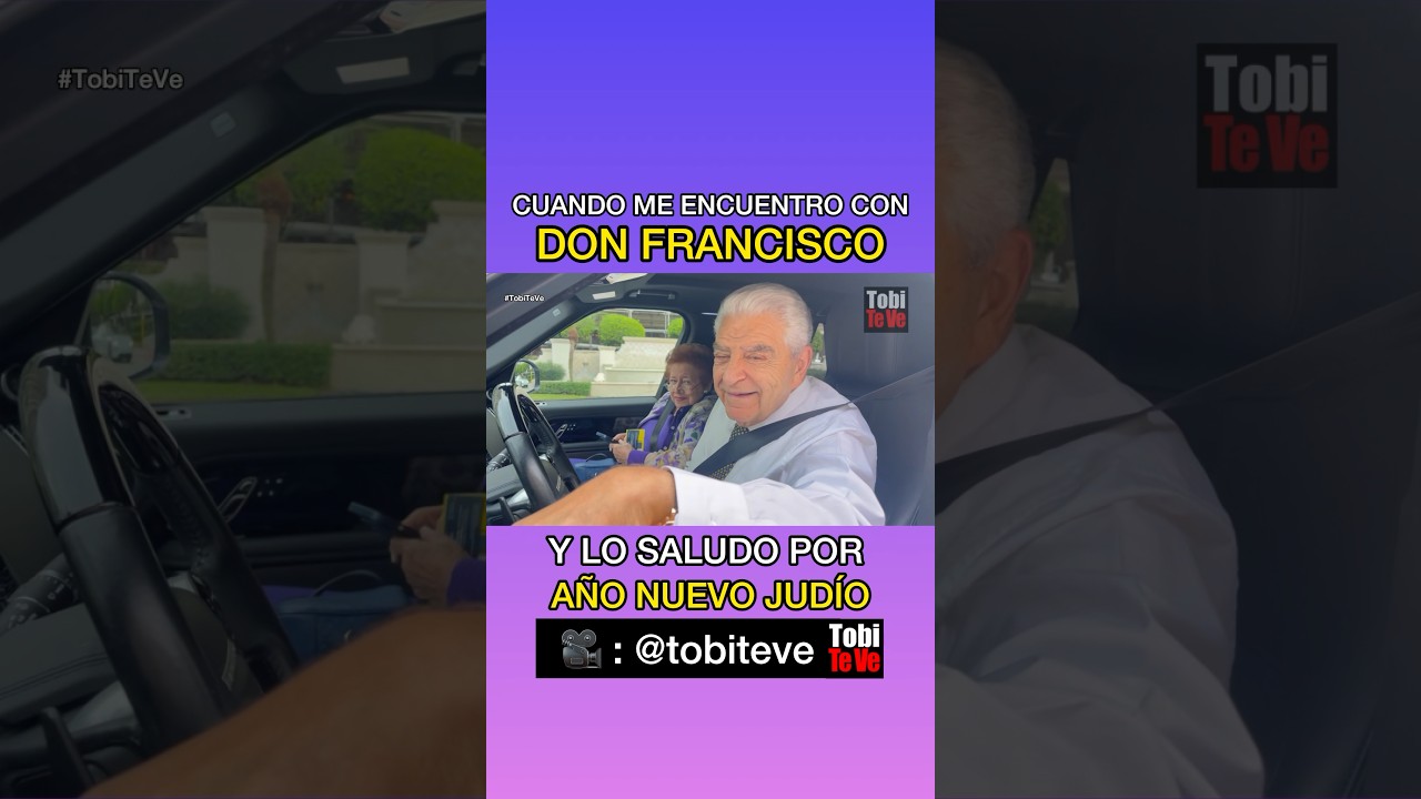 &iexcl;SHANA TOVA DON FRANCISCO! | #TobiTeVe
