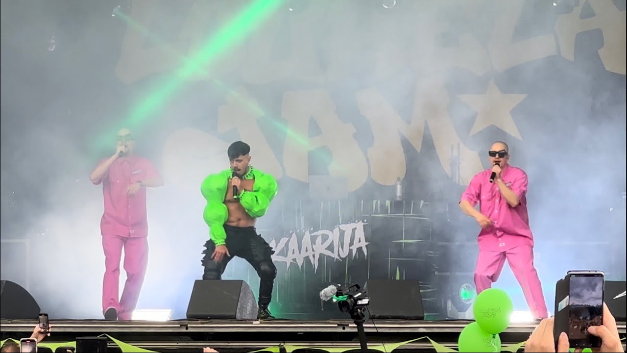 Käärijä performing in Vantaa at Louhela Jam [ENG SUB] [Full Video - 4K]