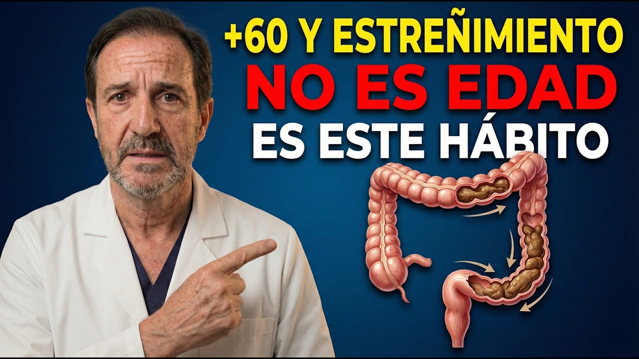 Si tienes más de 60 y sufres estreñimiento, este hábito nocturno es la causa real