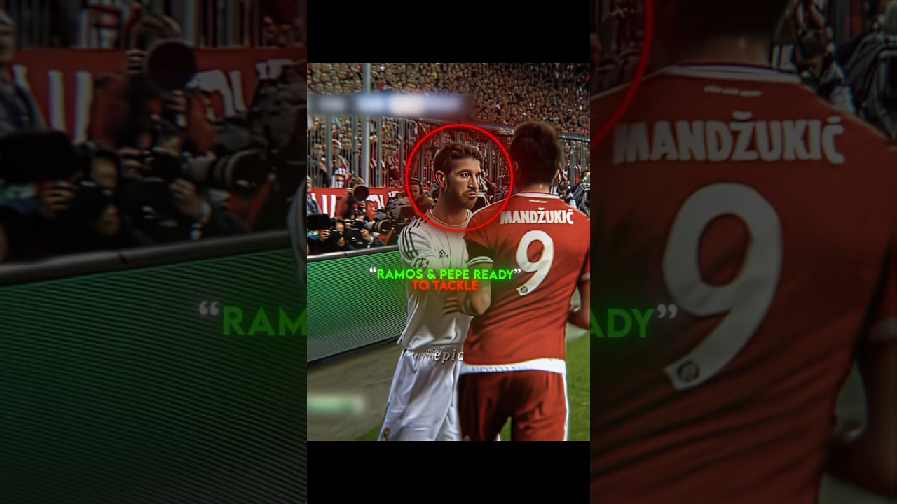When Ramos & Pepe Tackle Ribery 🤯🔥