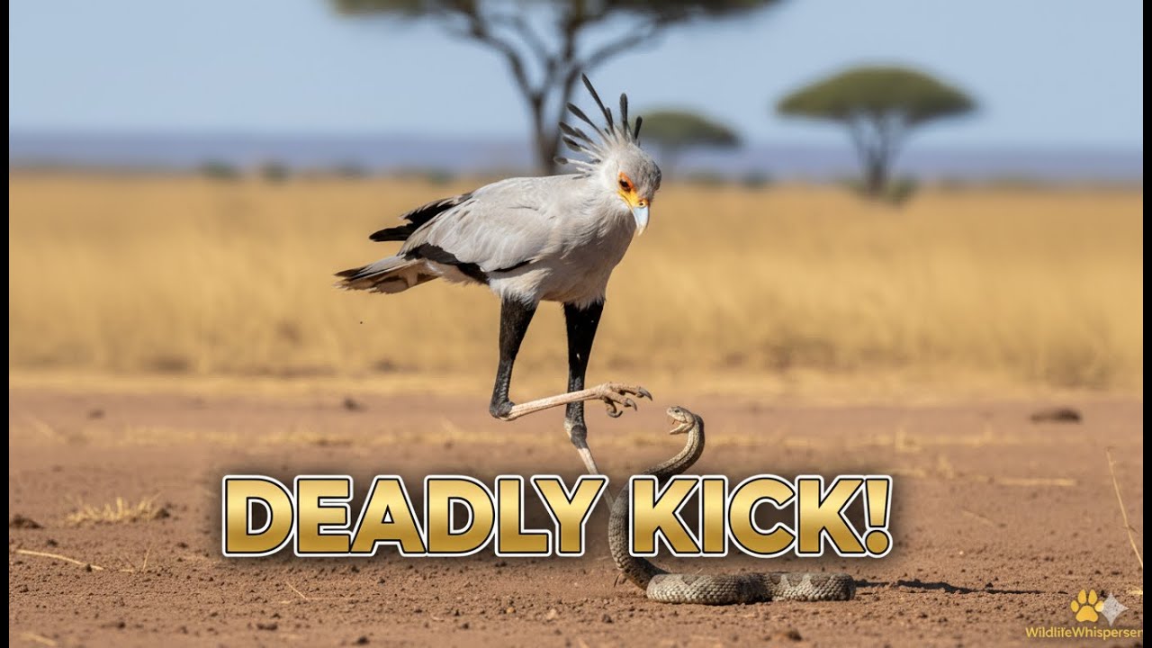 SECRETARY BIRD: Epic Battles in the Savannah - The Deadly Snake Hunter