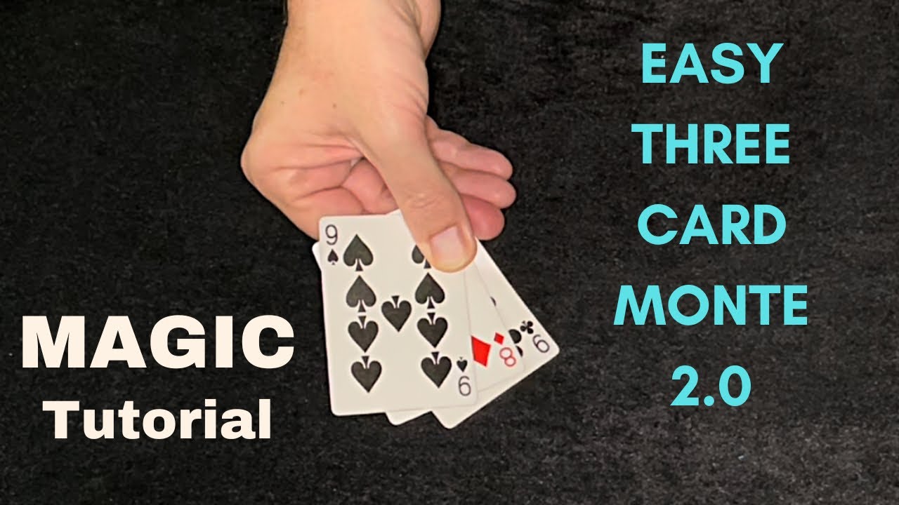 Easy Three Card Monte 2.0 - Magic Card Trick Tutorial