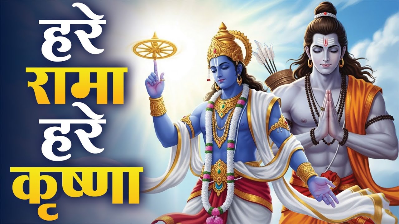Hare Krishna Hare Rama Mantra | Hare Krishna Hare Krishna | Peaceful Krishna Bhajan | Bhakti Song