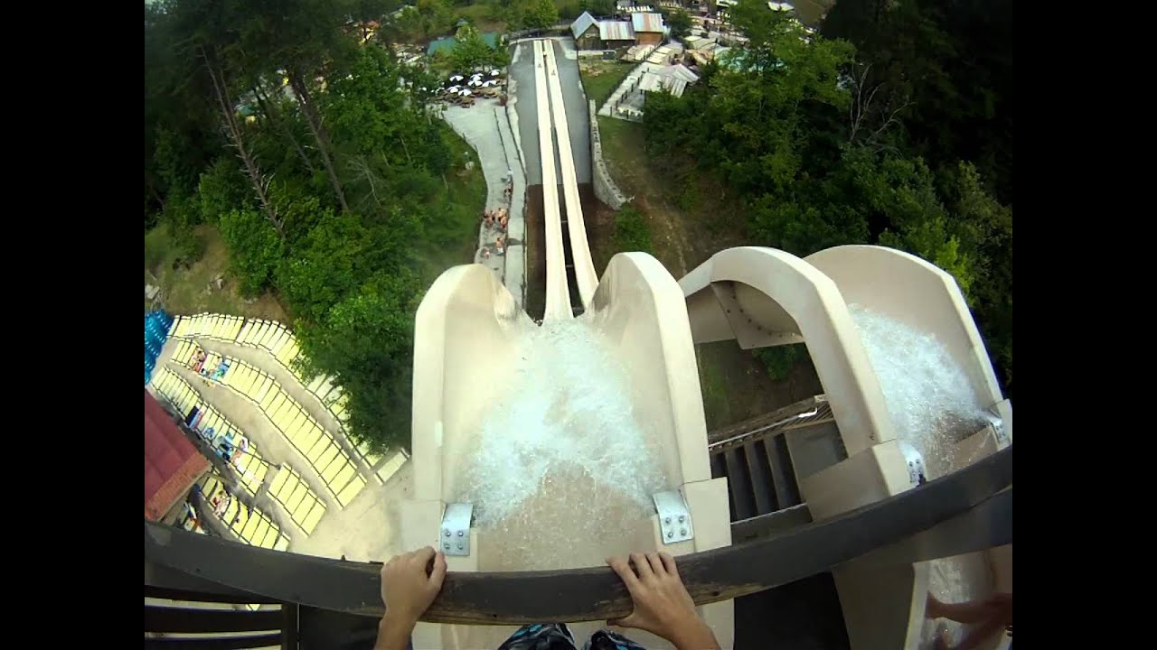 ONE TALL WATER SLIDE!