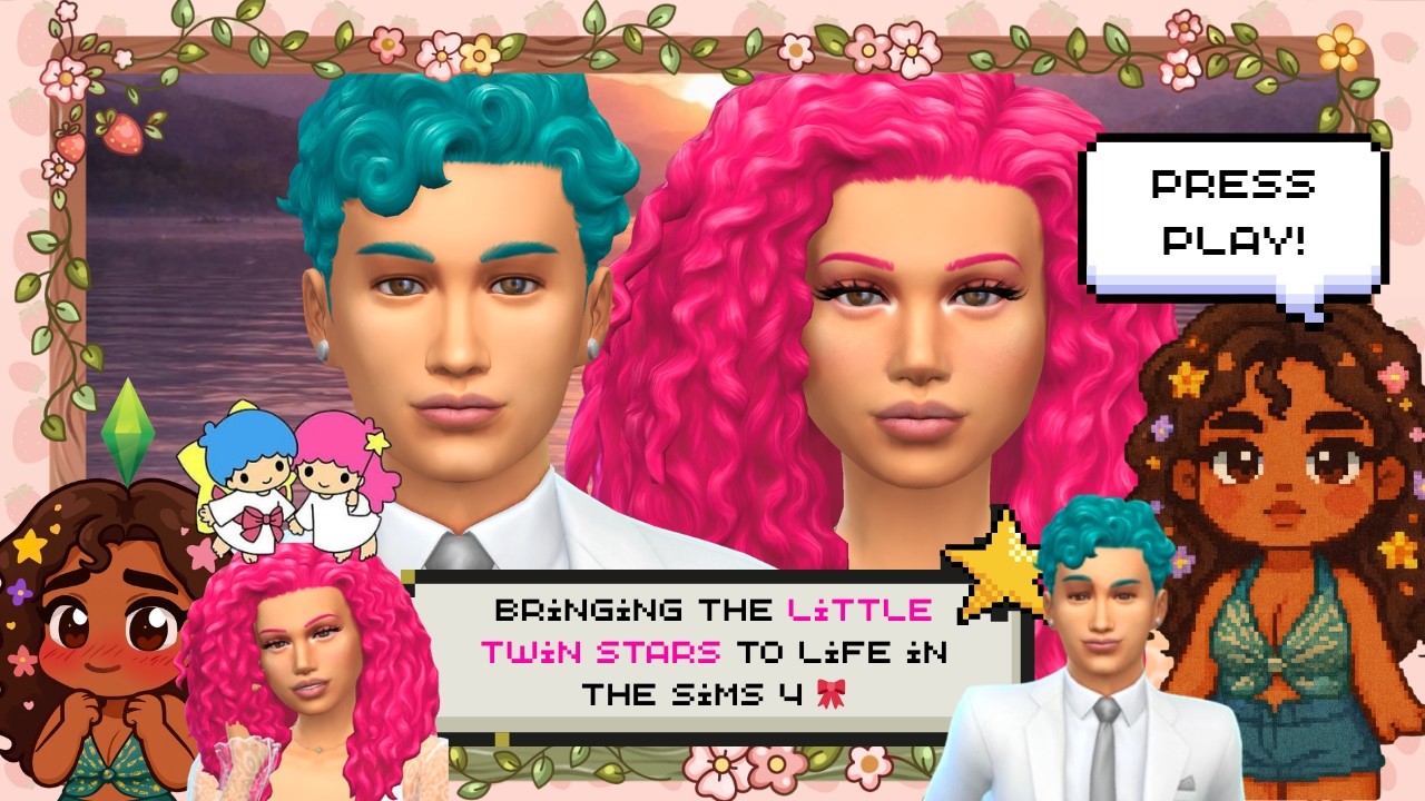 Bringing the little twin stars to Life in The Sims 4 🎀