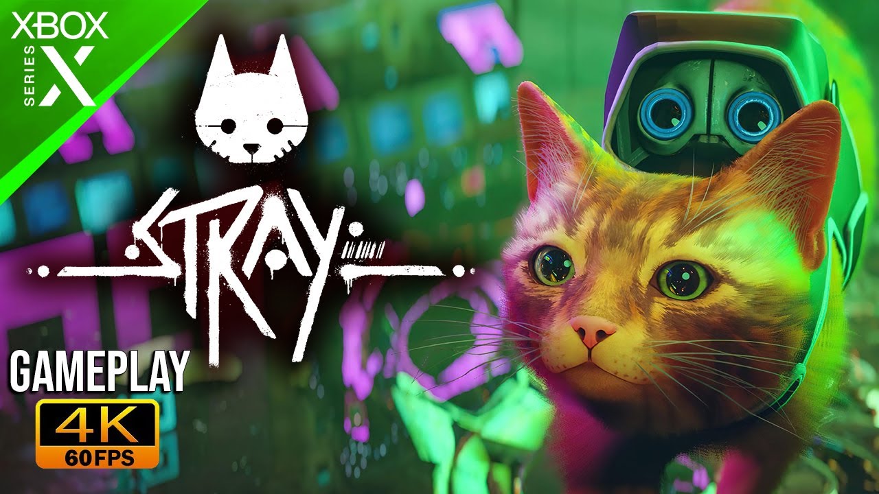 STRAY | GAMEPLAY 4K 60FPS | XBOX SERIES X