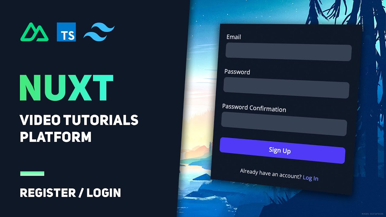 Nuxt Vue | Video Tutorials Platform #47 - Registration route handler