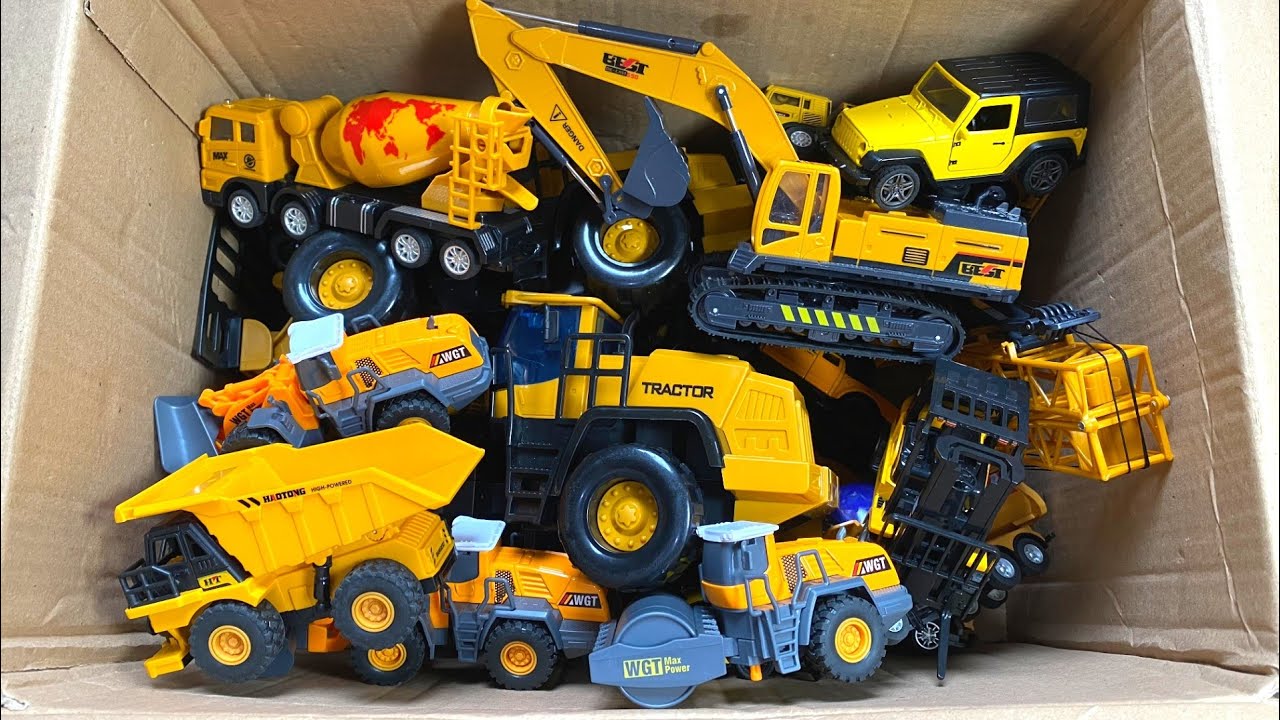 KABOLITE K350-200 DIGGER, MEGA RC TRUCKS, RC TRACTORS, RC MACHINES COLLECTION!! EXCAVATOR LESU ET30H