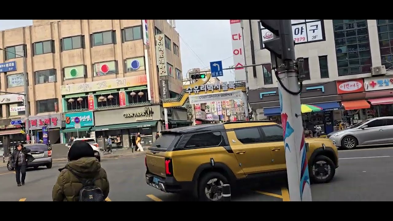 20260205 Walking from Gangbuk-gu Office to Suyu Food Alley | Seoul Local Streets