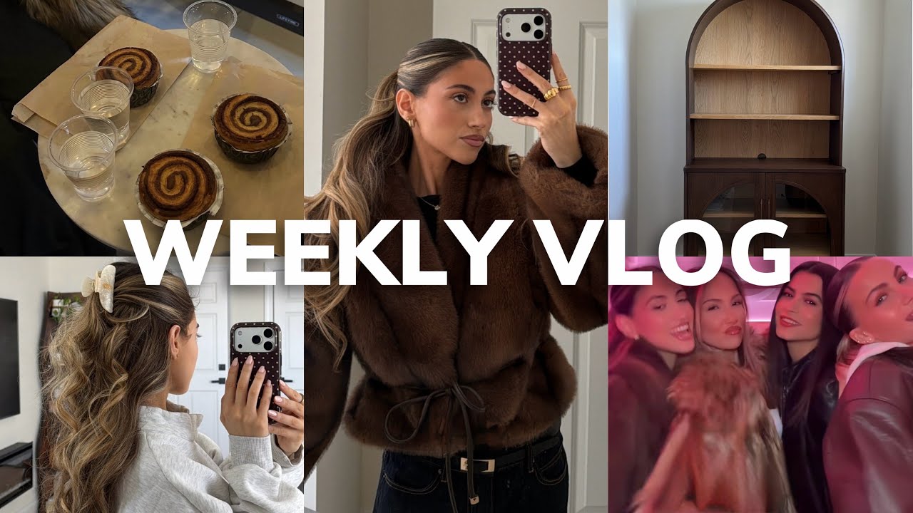 NYC WEEKLY VLOG ❥ running errands, nyc event, catching up w/ friends & new furniture!