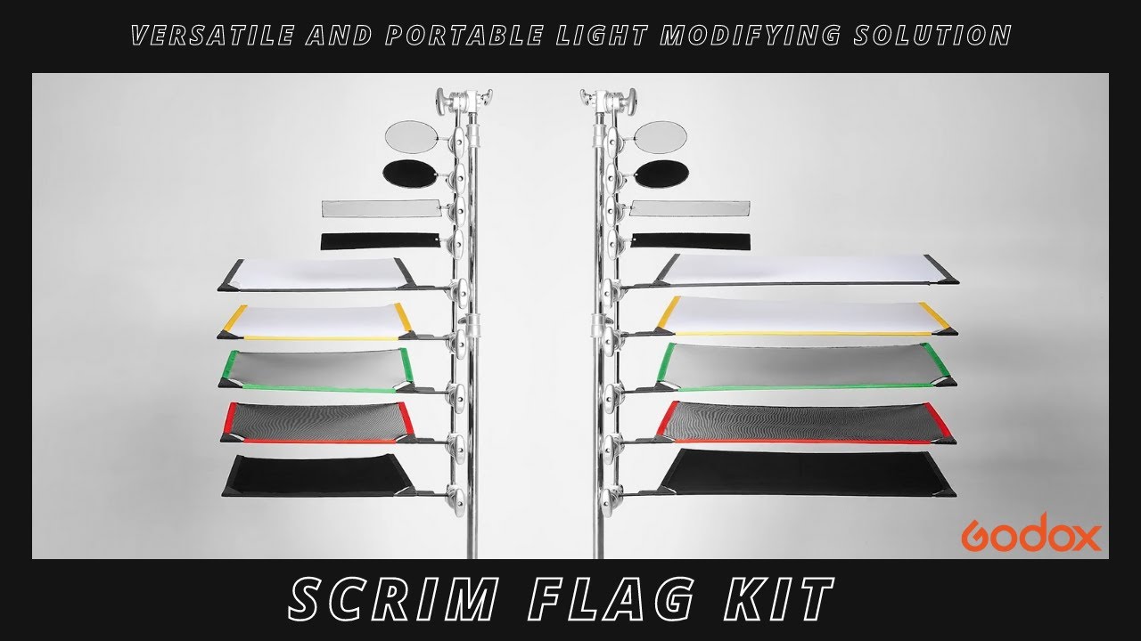 Godox: Scrim Flag Kit | Versatile and Portable Light Modifying Solution