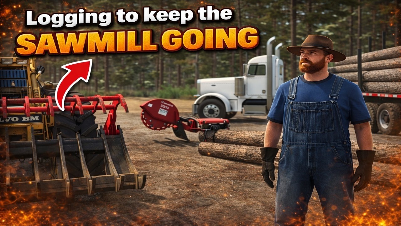 Logging to Keep the Sawmill Going