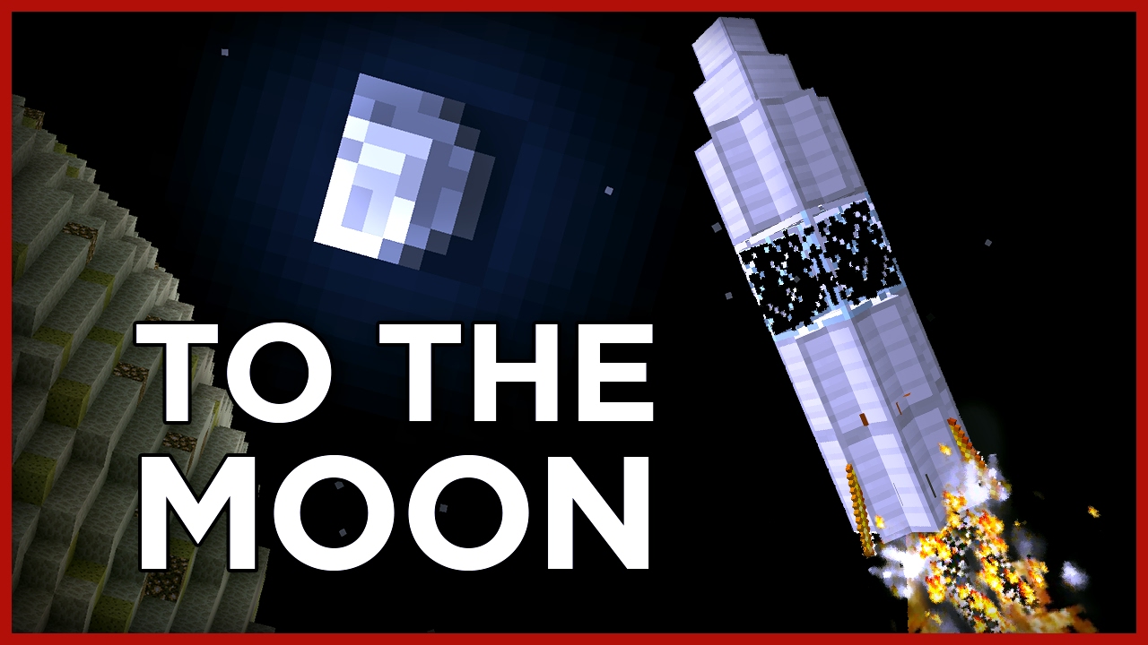 New dimension: GO TO THE MOON in Minecraft! (no mods!)