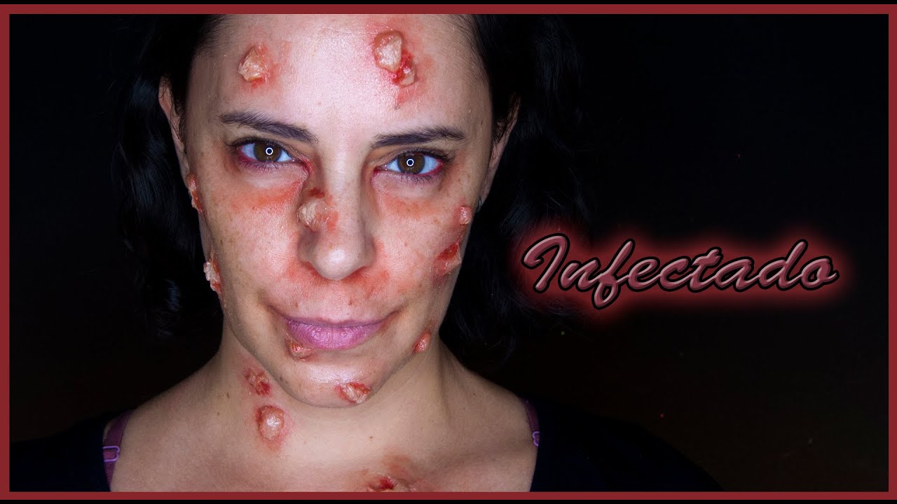 Efecto infección con carne artificial para Halloween | Silvia Quiros