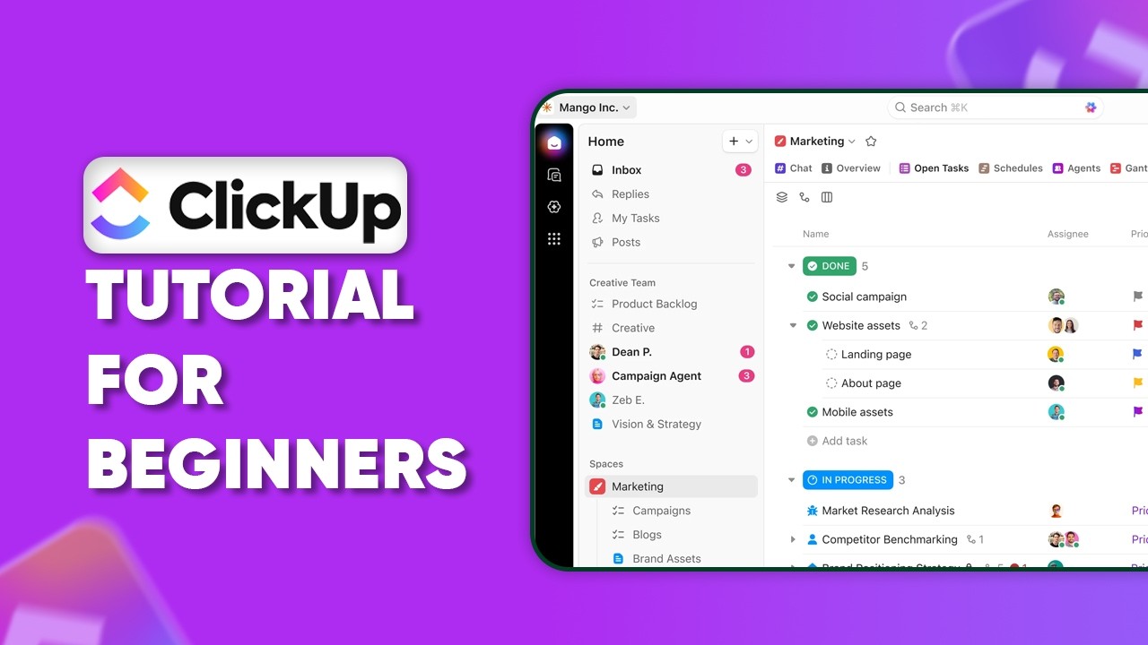 Полное руководство по ClickUp для начинающих в 2026 году