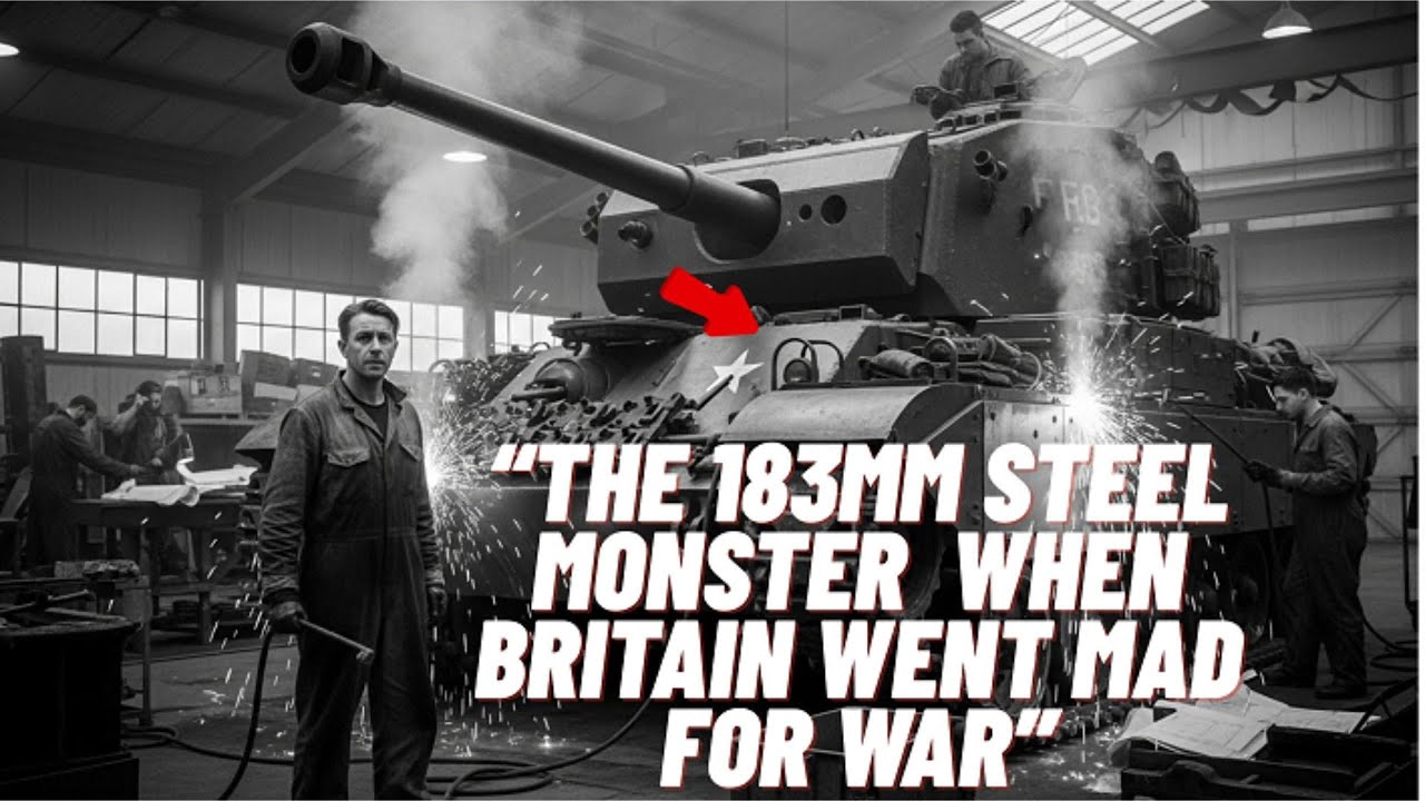 “Crazy British engineer builds 183mm gun to tear apart every German tank in sight”