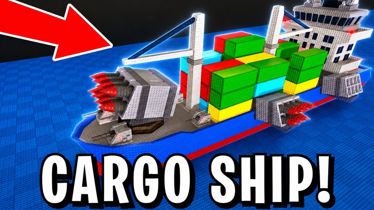Mini War&rsquo;s NEW GENERAL UPDATE Added a MASSIVE Cargo Ship! Roblox