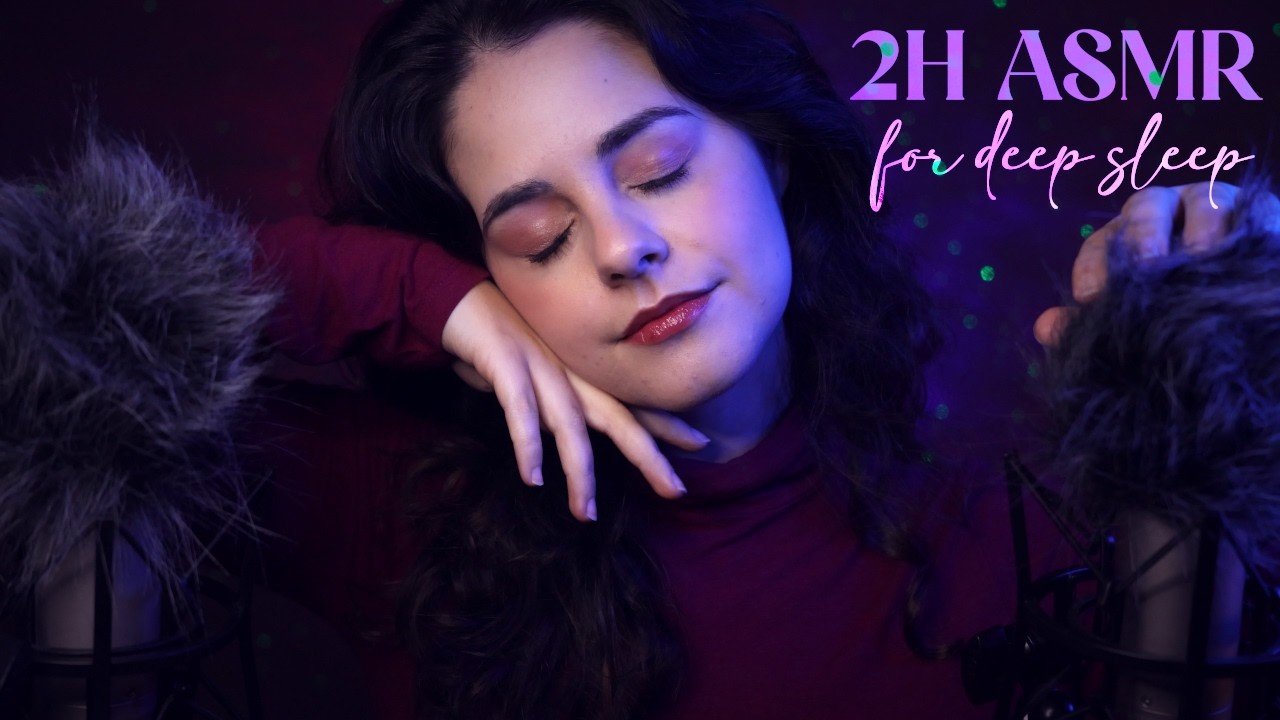 ASMR | 2H Fluffy Mic & Gentle Whispering 🌙 SLEEP FAST!