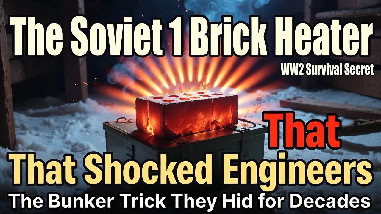 The Soviet 1 Brick Heater That Shocked Engineers – The Bunker Warming Trick They Hid for Decades