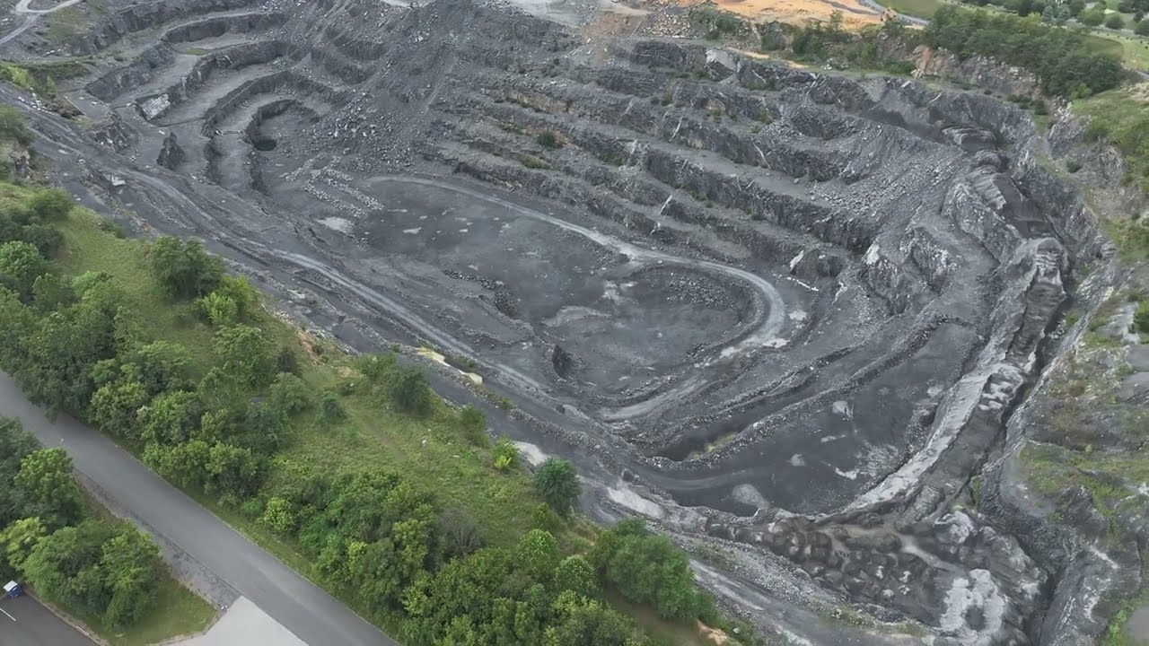 Flyaround of Pennsy Supply Silver Spring Quarry (Mechanicsburg, PA)