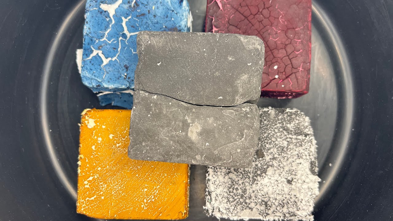ASMR // NATURAL VEGETABLE BASED DYED GYM CHALK // SATISFYING VIDEO // SLEEP AID