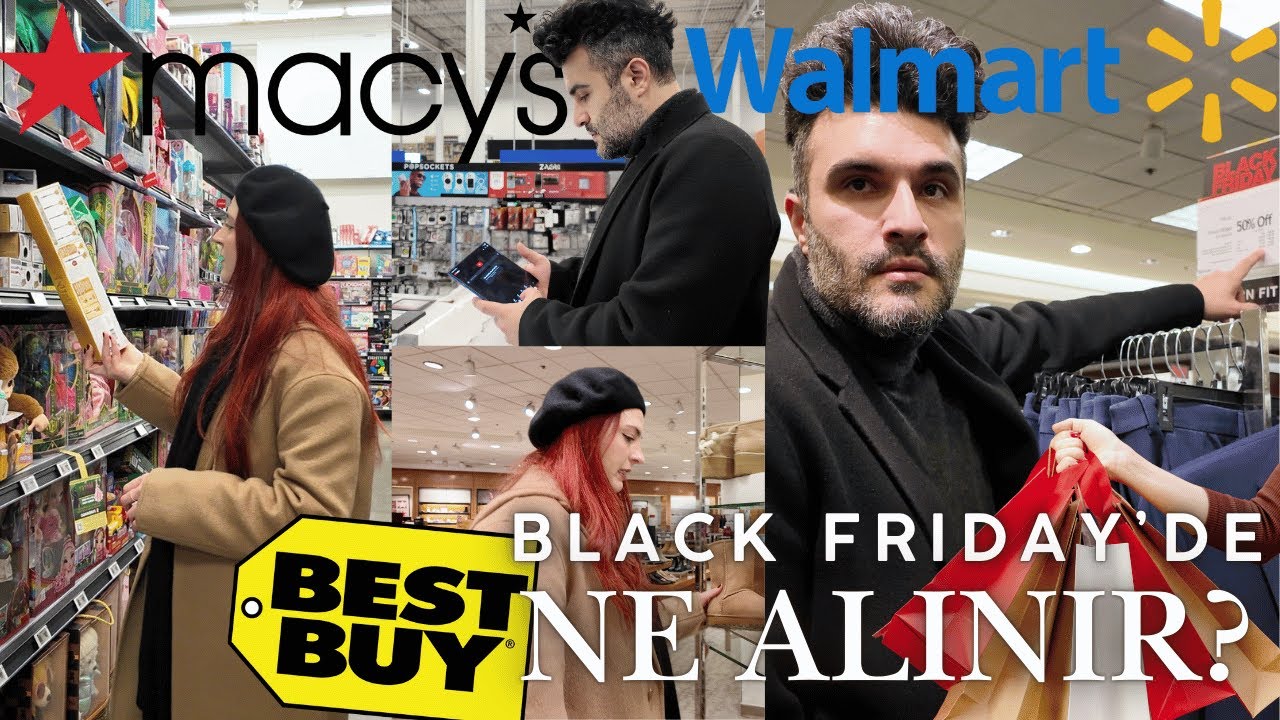 Amerika’da BLACK FRIDAY Gerçek Mi Efsane Mi? Mağaza Mağaza Gezdik! 🔥