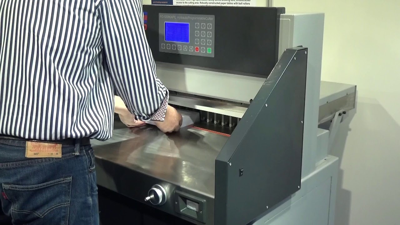 Faldo hydraulic paper cutter FO-52080