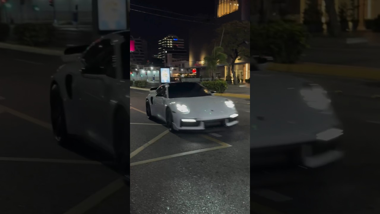 Porsche 911 Turbo S 992 Exhaust Gunshots #shorts