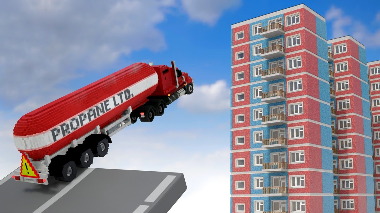 Cars vs Dynamic Tower - Teardown