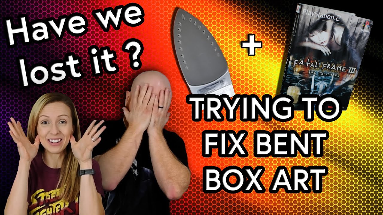 How to fix bent, wrinkled or crumpled box art (Retro Rivals)