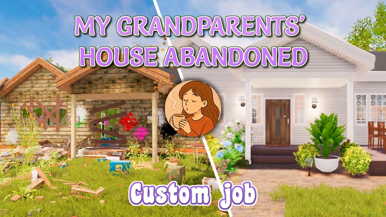 House flipper 2 - MY GRANDPARENTS' HOUSE ABANDONED - Custom job (no commentary)