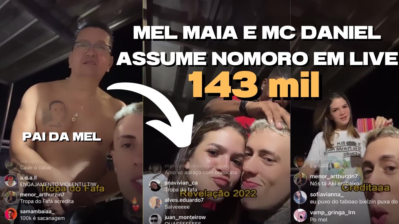 MC DANIEL E MEL MAIA ASSUME NAMORO! LIVE COMPLETA