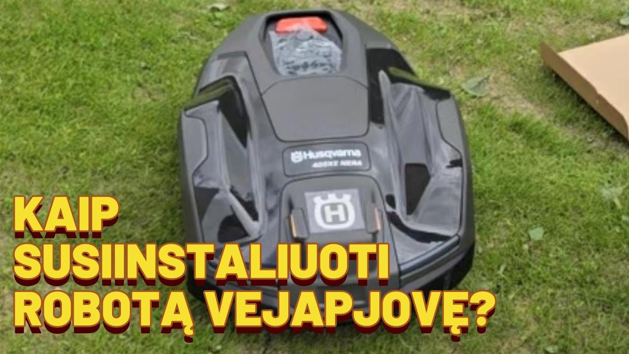 ROBOTAS VEJAPJOVE I HUSQVARNA