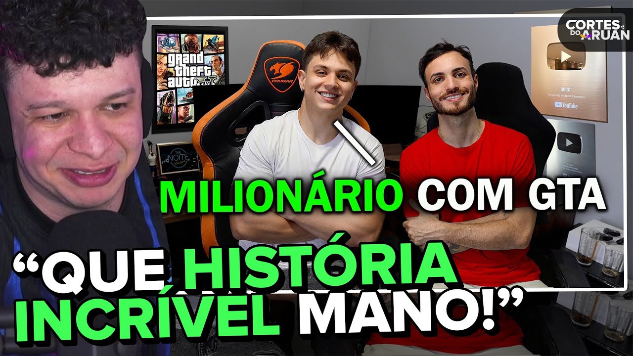 COMO &Eacute; A VIDA DO MAIOR STREAMER DO BRASIL?!, PAULINHO O LOKO! - Cortes do Aruan