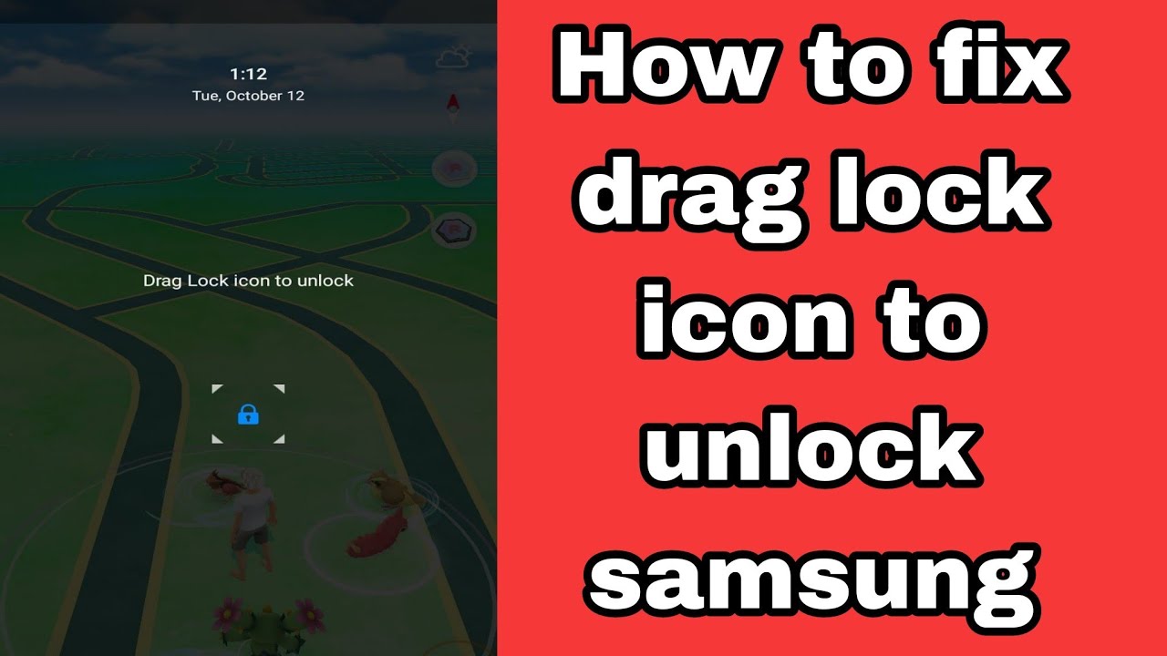 How to fix drag lock icon to unlock samsung 2025 | remove turn off drag lock icon to unlock samsung