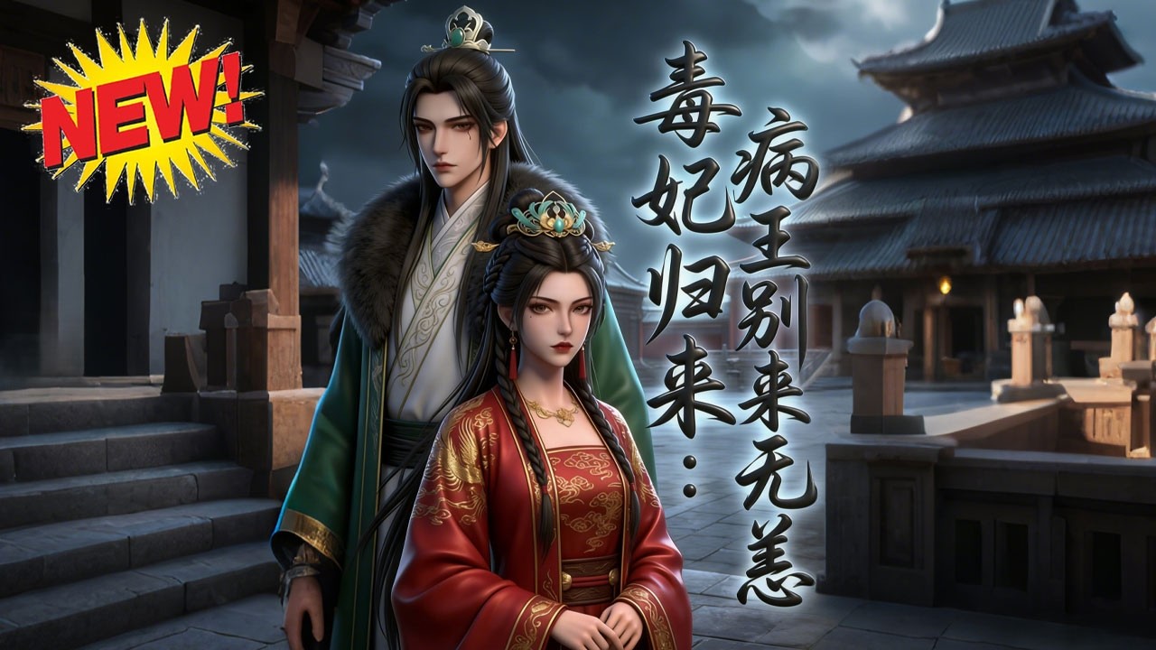 ⚡【新番速递】《毒妃归来：病王别来无恙》装病娶妻冲喜，不料新娘是鬼医传人，两人从互相试探到携手，斗皇权、查旧案，共掌万里河山！#玄幻 #悬疑 #逆袭 #漫剧 #爱看动漫