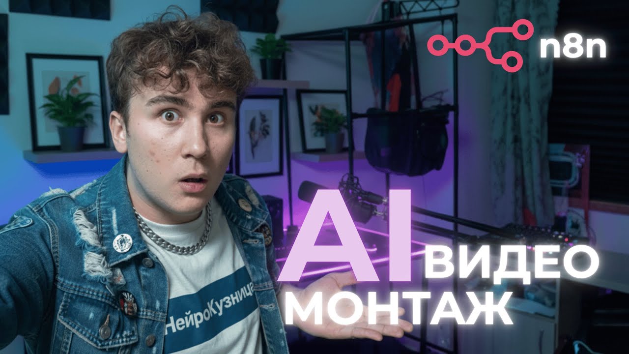 АВТОМАТИЧЕСКИЙ МОНТАЖ SHORTS AI-ВИДЕО с FFMPEG в n8n [шаблон внутри]