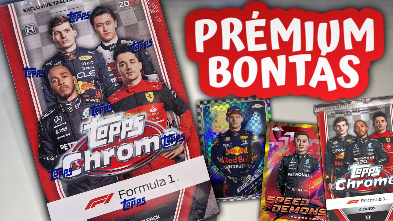 Topps Formula 1 Chrome 2022 LITE Doboz | Bontás