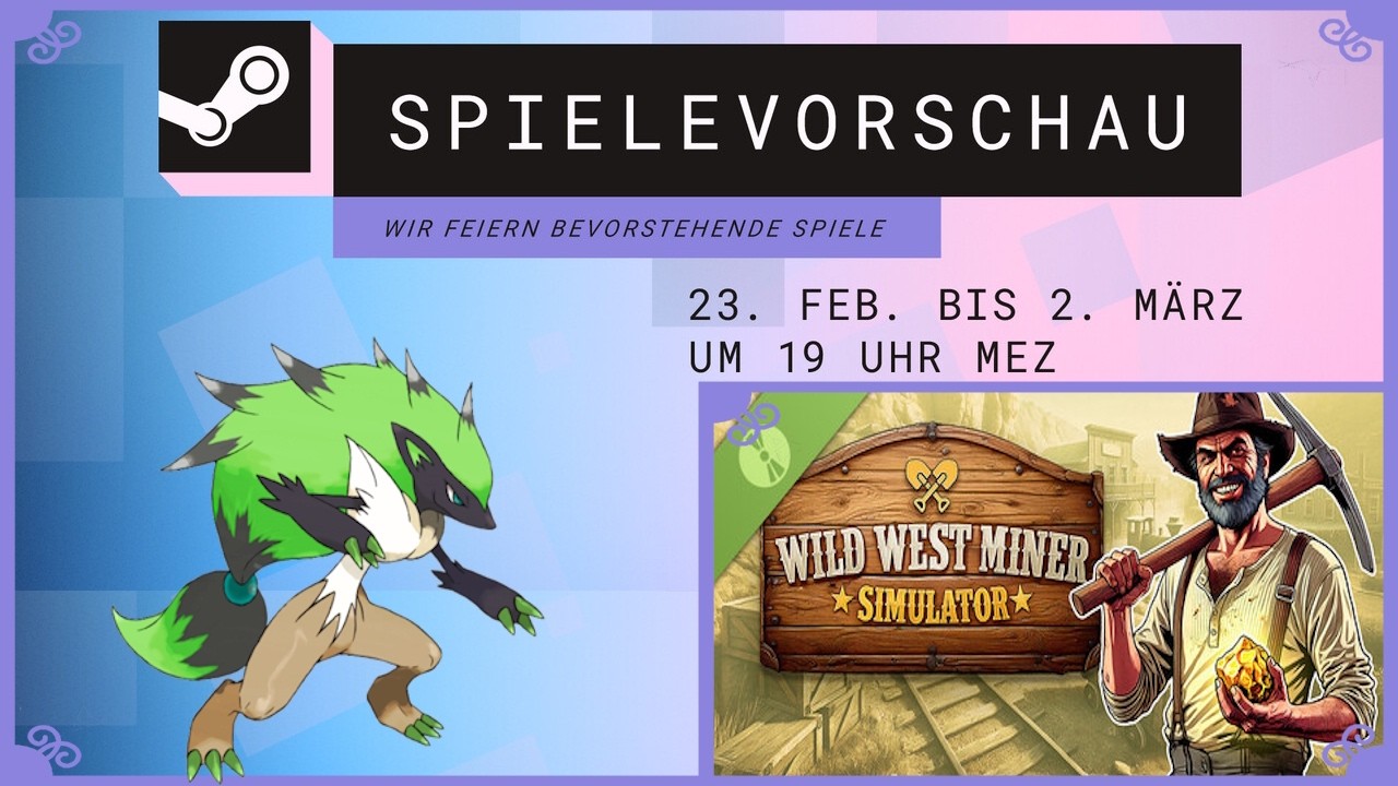 Wild West Miner Simulator Teil 2 – Steam Spielevorschau – Steam Next Fest – Live Let´s Test