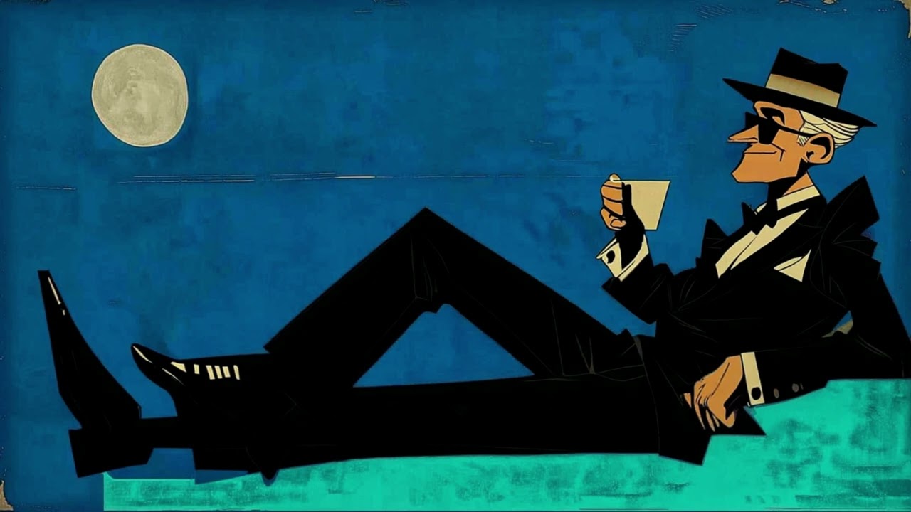 Moonlight and coffee Retro　jazz