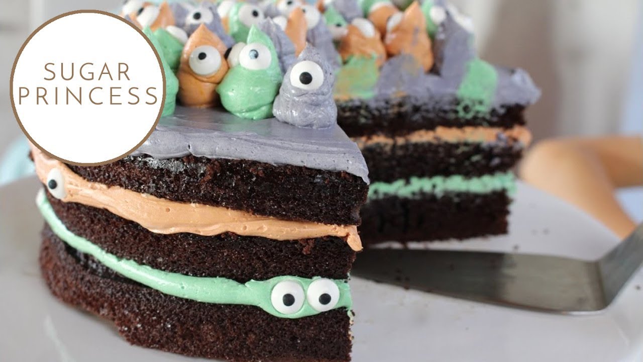 Halloweentorte mit Geistern - Spooky Eyes Cake - Halloween 2016