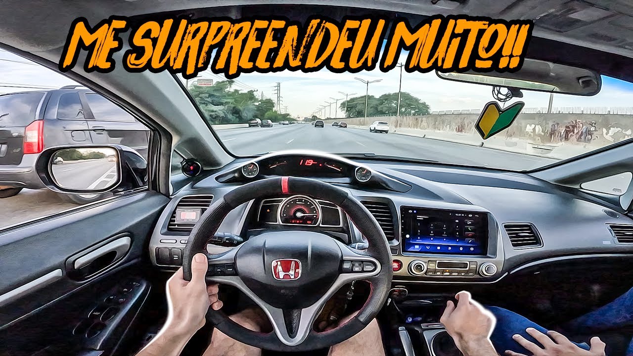 ACELEREI TUDO O HONDA CIVIC SI SUPERCHARGER!!🔥🚀 EU PRECISO MONTAR UM