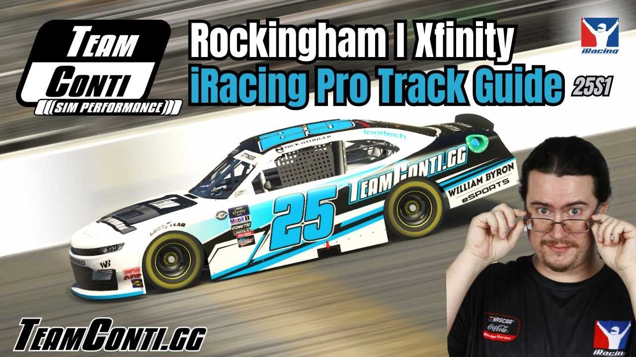 iRacing Pro Track Guide by Team Conti Sim Performance︱NASCAR Xfinity at Rockingham Speedway