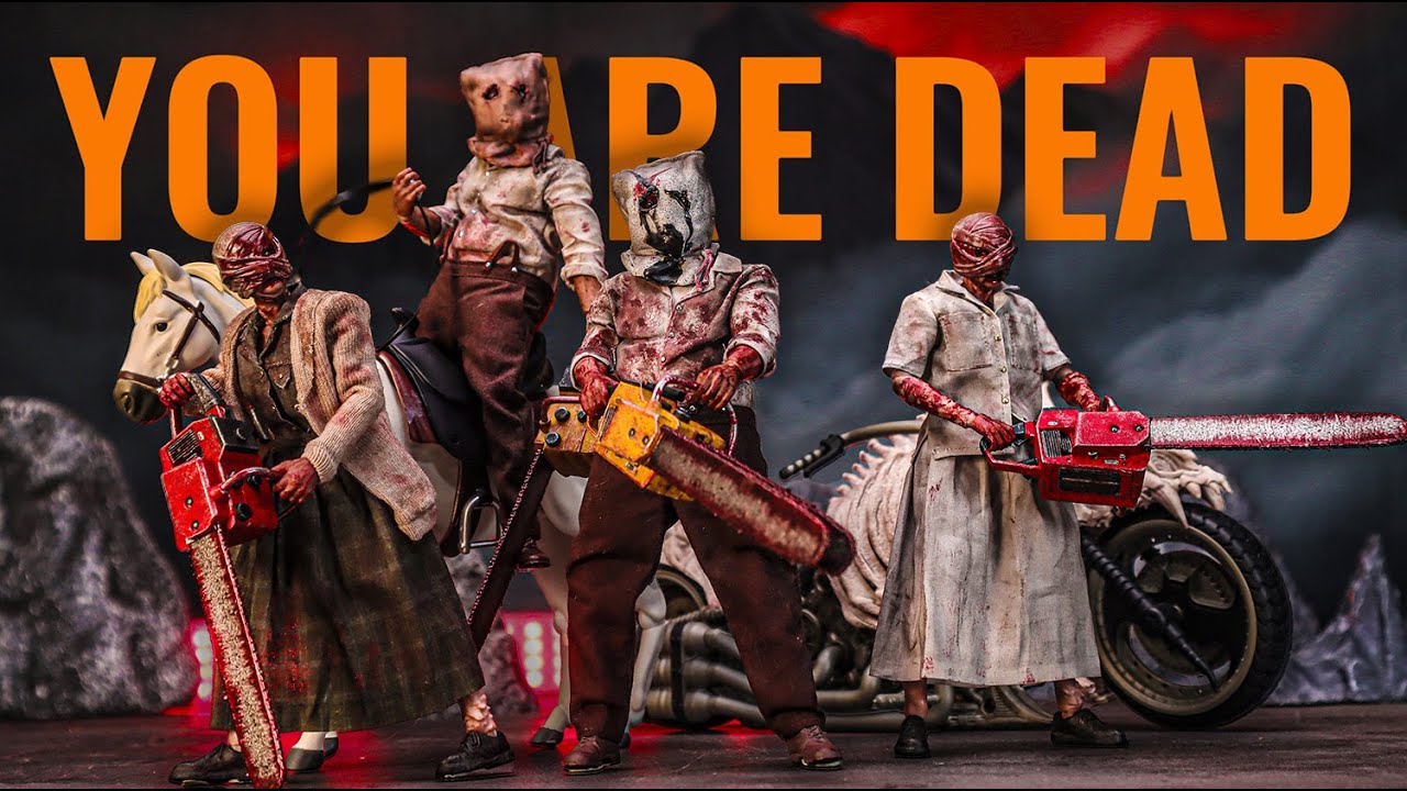 Game Over！Patriot Studio 1/12 Resident Evil Chainsaw Ganado & Chainsaw Lady stop motion.