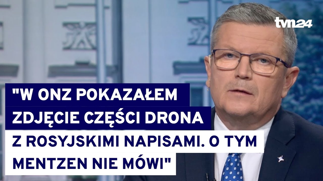Bosacki: Winę za szkody ponosi agresor, czyli Rosja. Wypowiedź Mentzena obrzydliwa @tvn24